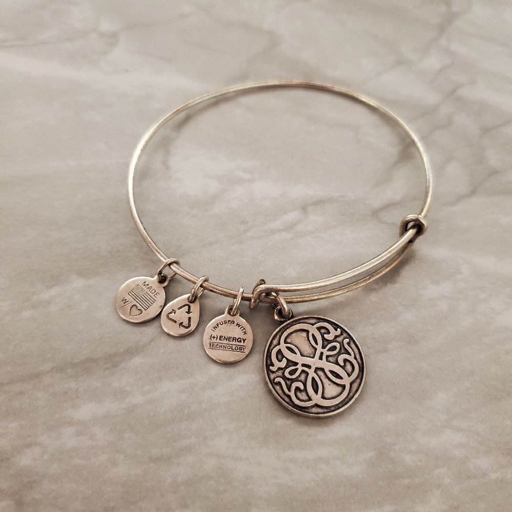 Alex and Ani Silver Path of Life Expandable Bracelet - Picture 1 of 2